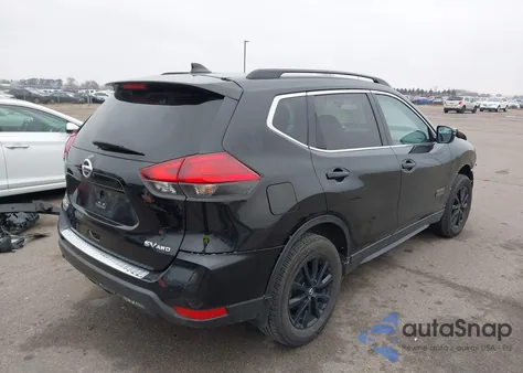2017 Nissan Rogue Sv z USA, uszkodzony, nr VIN 5N1AT2MV2HC759106